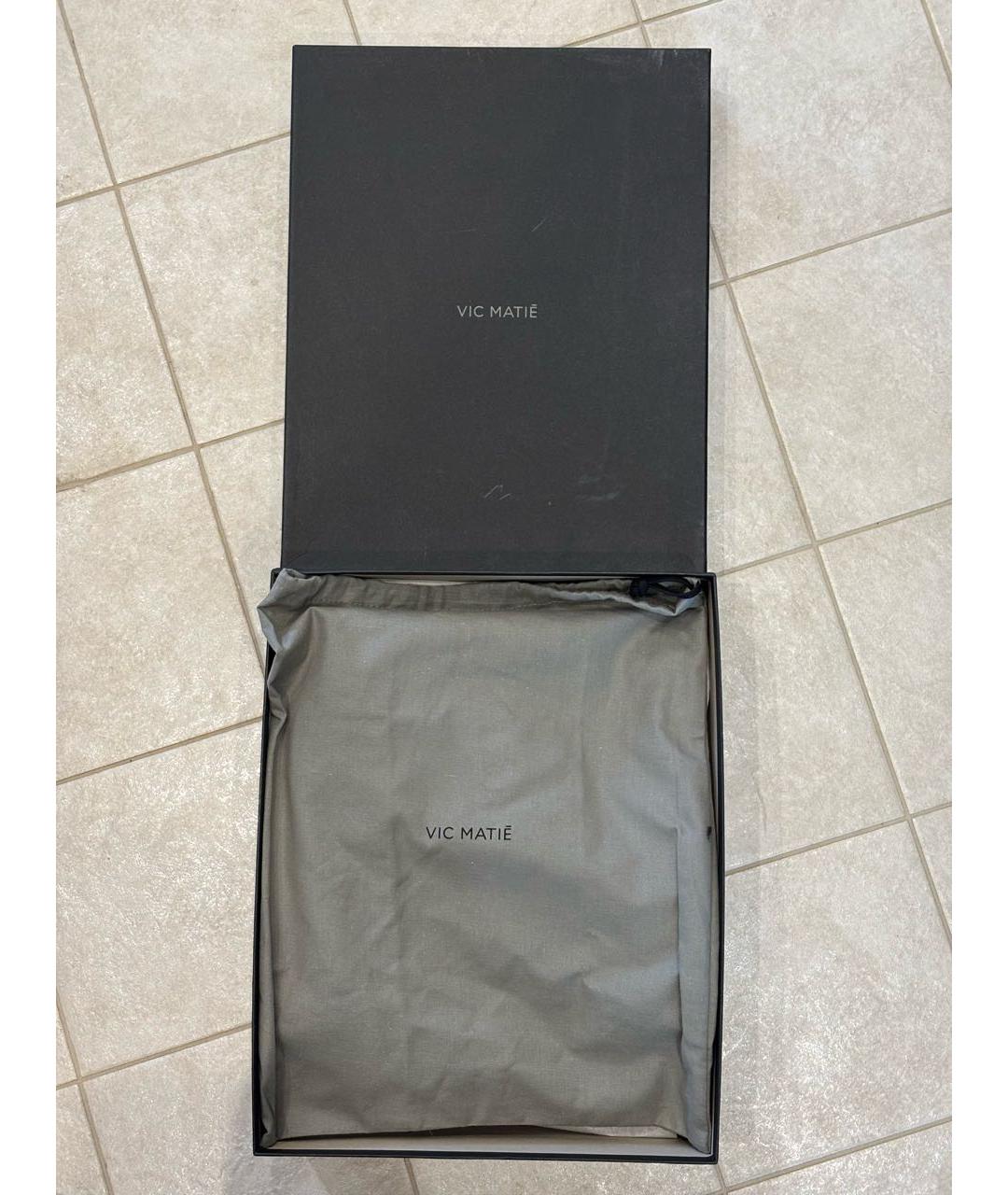 VIC MATIE Черные босоножки, фото 6