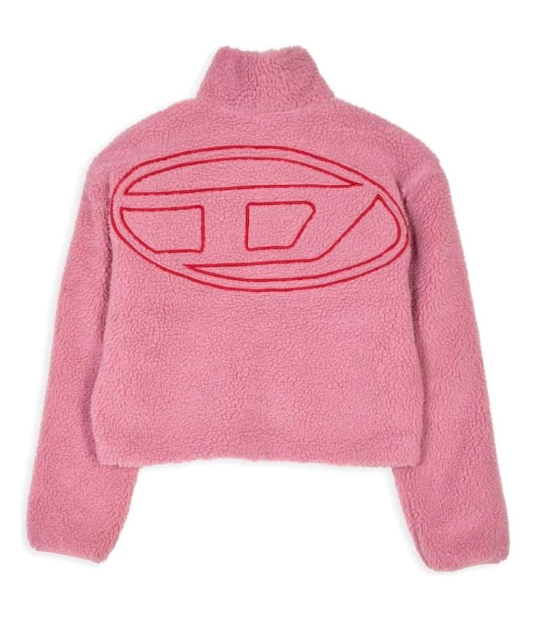 DIESEL Розовая полиэстеровая куртка, фото 2