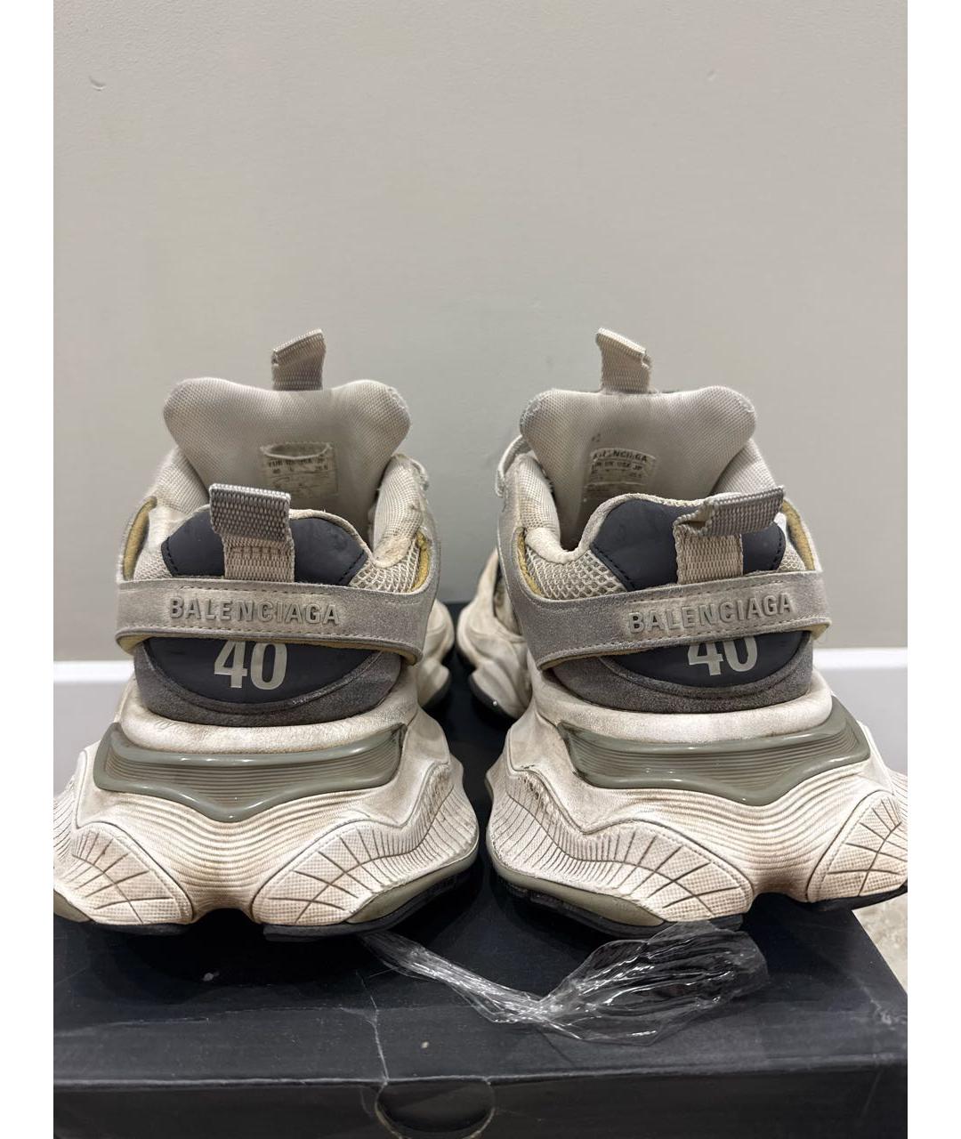 BALENCIAGA Белые низкие кроссовки / кеды, фото 3