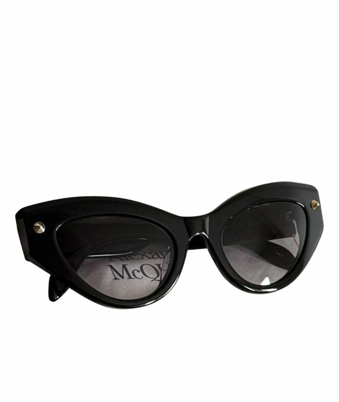 ALEXANDER MCQUEEN Черные солнцезащитные очки, фото 1