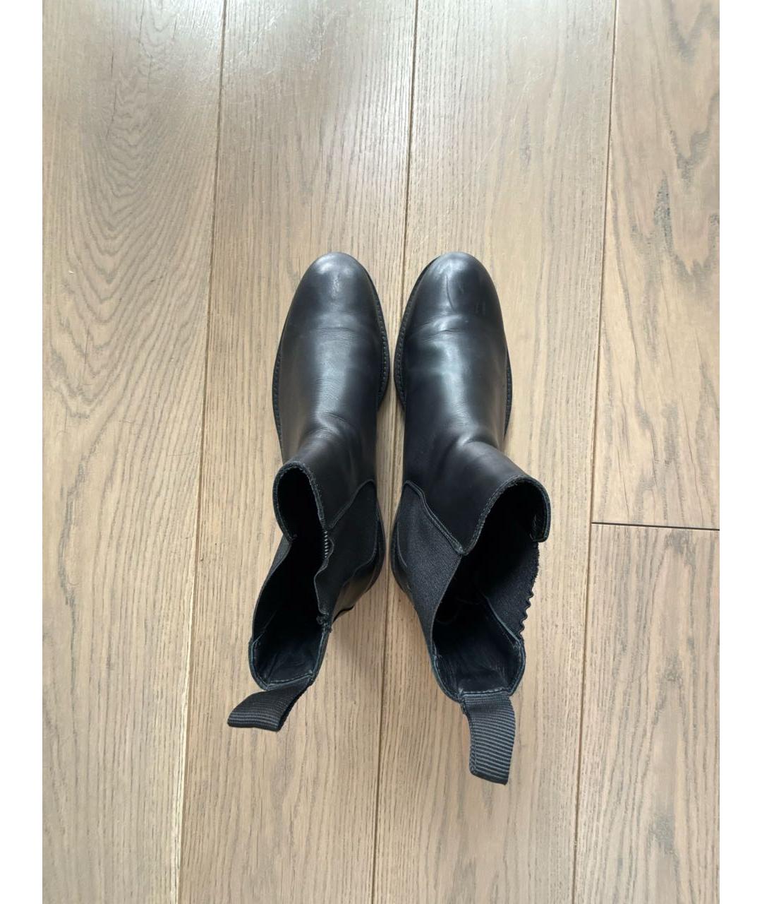 AXEL ARIGATO Черные кожаные высокие ботинки, фото 3