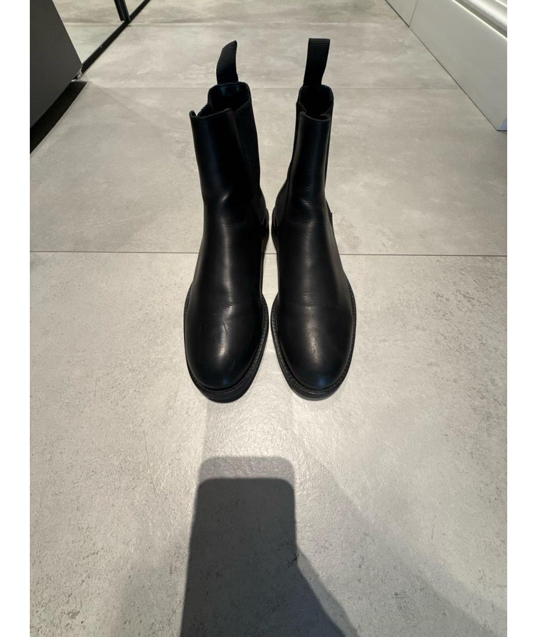 AXEL ARIGATO Черные кожаные высокие ботинки, фото 2