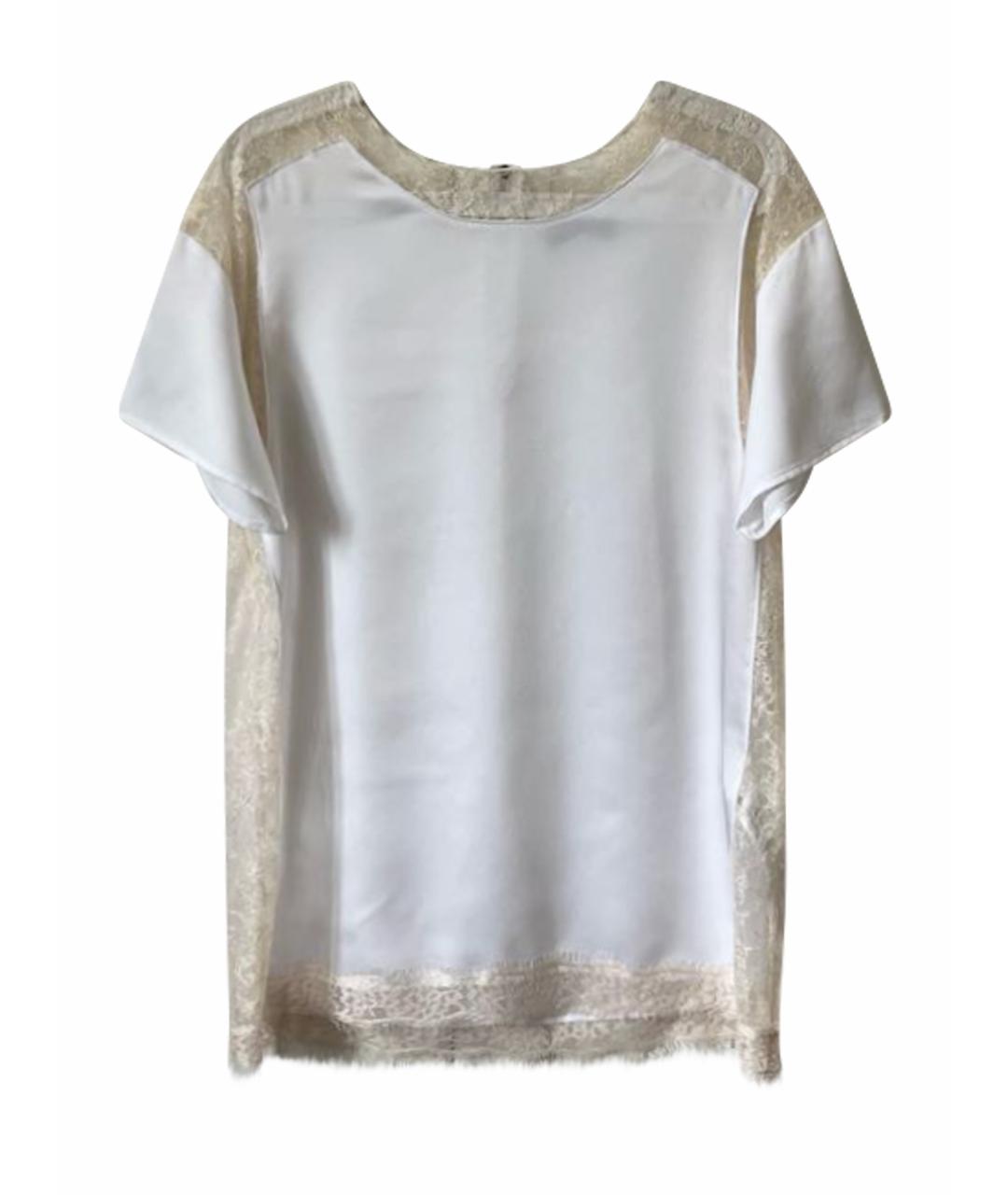 TWIN-SET Белая полиэстеровая блузы, фото 1