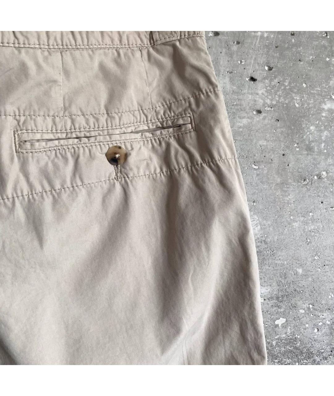 DOLCE&GABBANA Бежевые хлопковые брюки чинос, фото 3