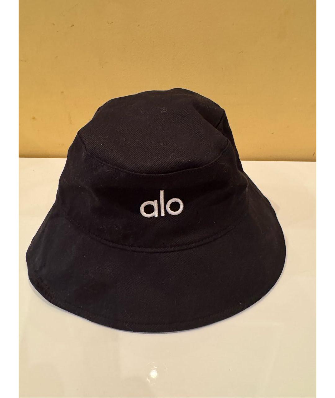 ALO YOGA Черная хлопковая панама, фото 4