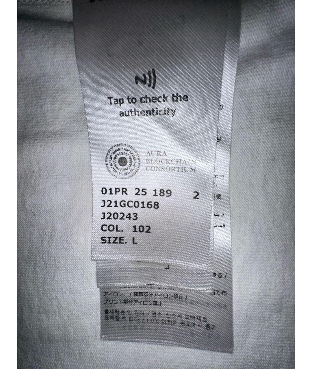 JIL SANDER Белая хлопковая футболка, фото 6