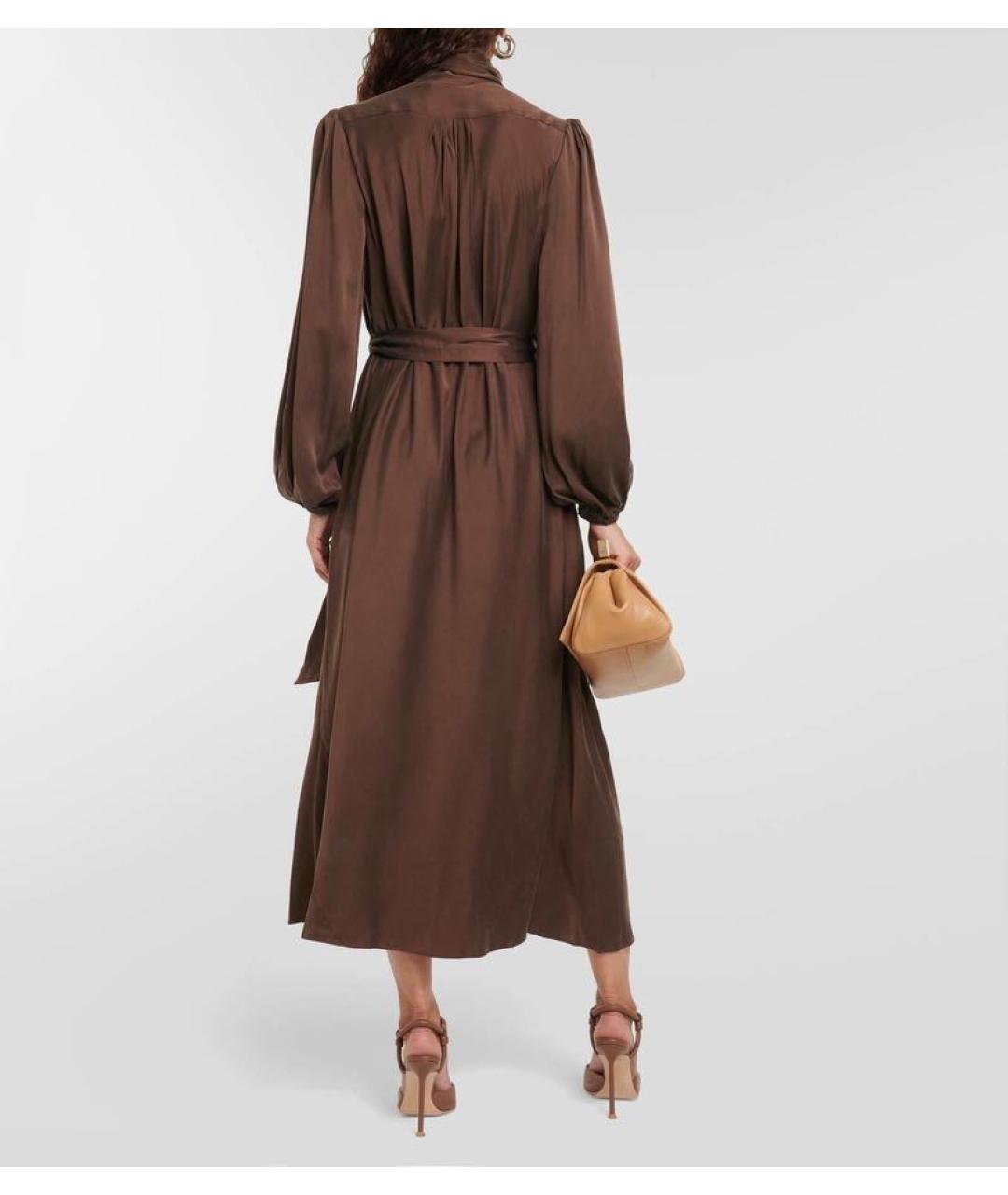 ZIMMERMANN Коричневое платье, фото 4