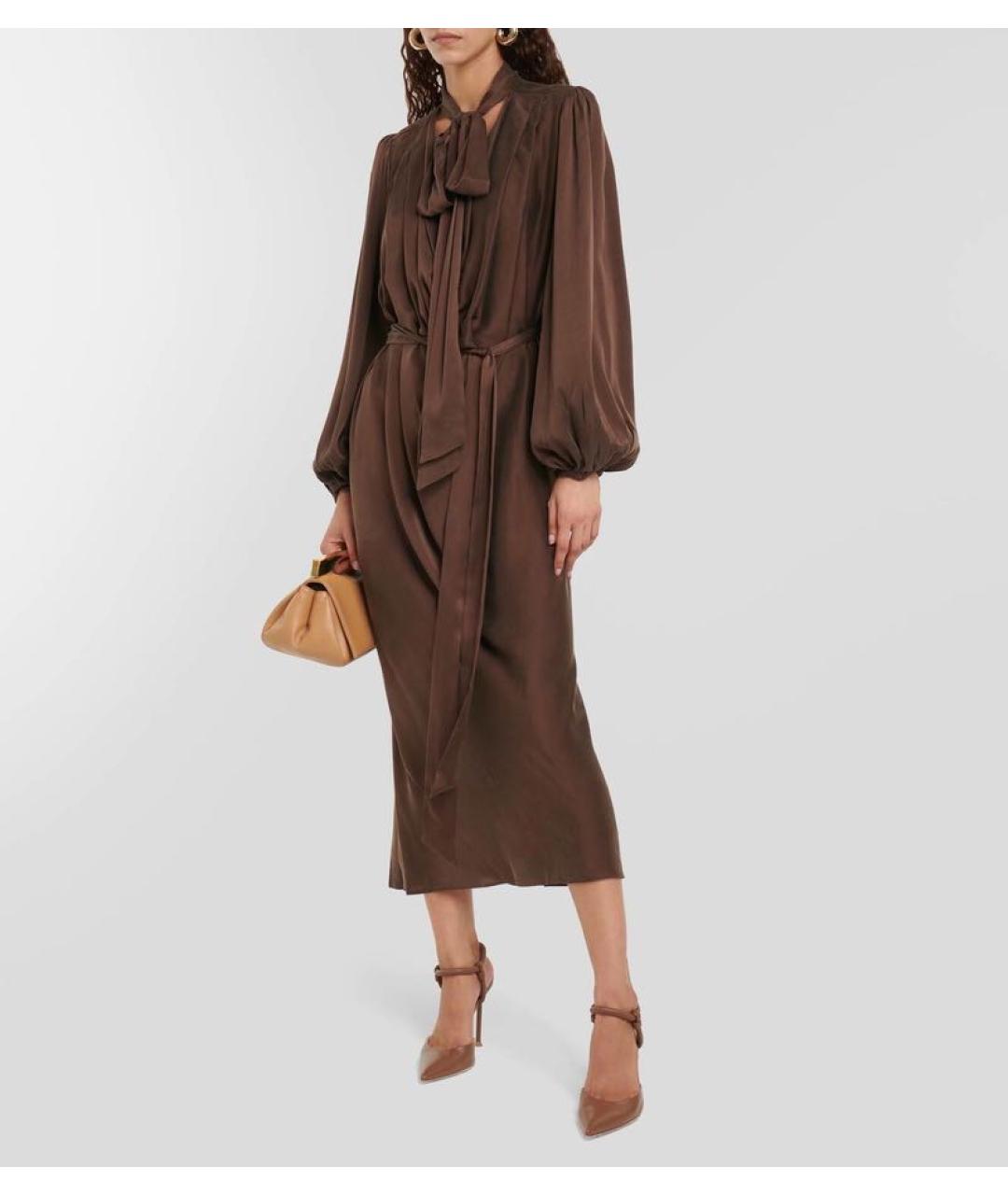ZIMMERMANN Коричневое платье, фото 5
