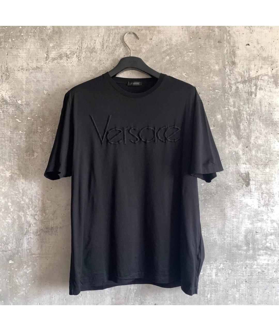 VERSACE Черная футболка, фото 5