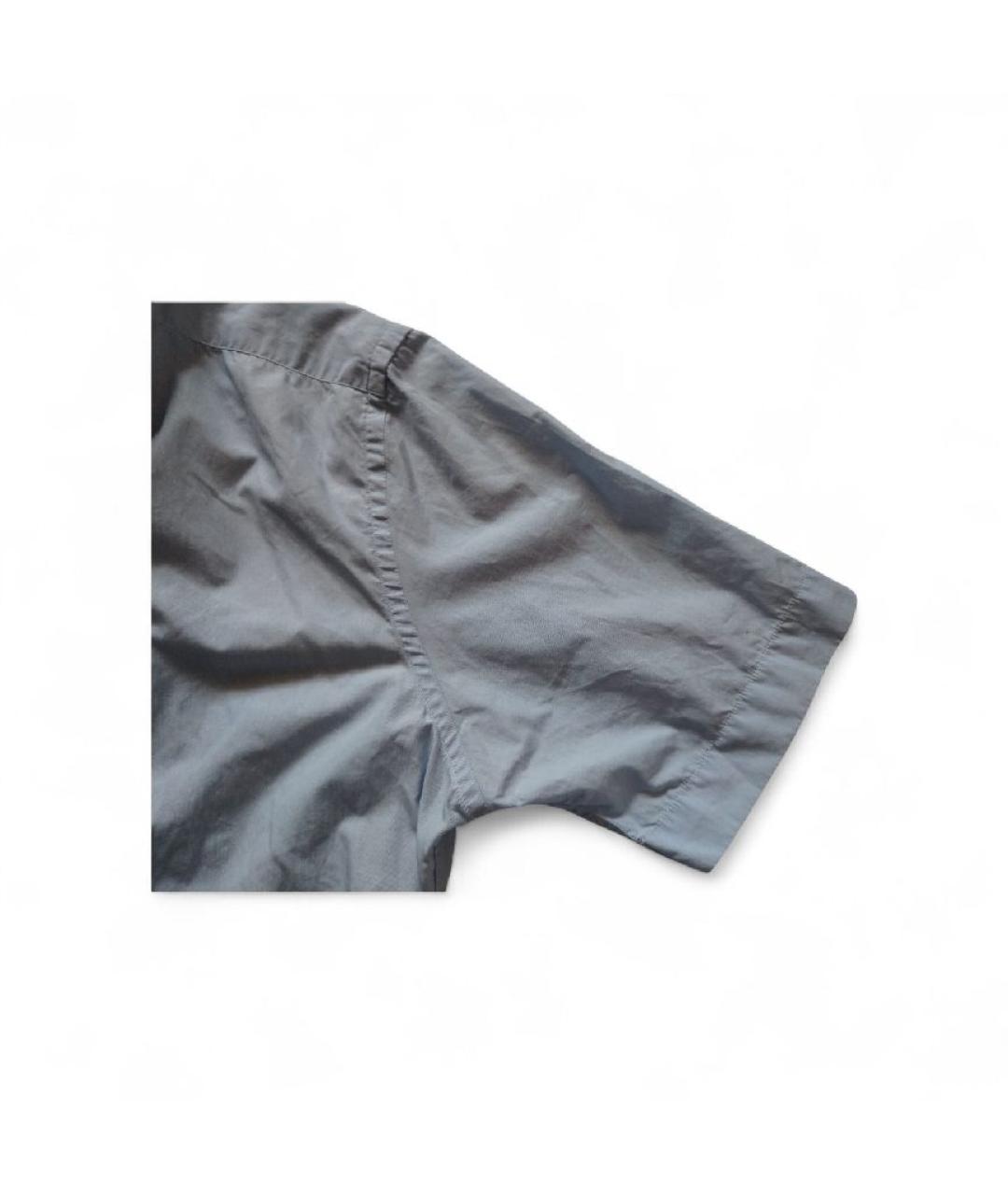 NINA RICCI Голубая хлопковая кэжуал рубашка, фото 4