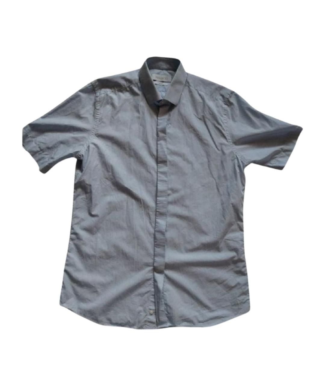 NINA RICCI Голубая хлопковая кэжуал рубашка, фото 1