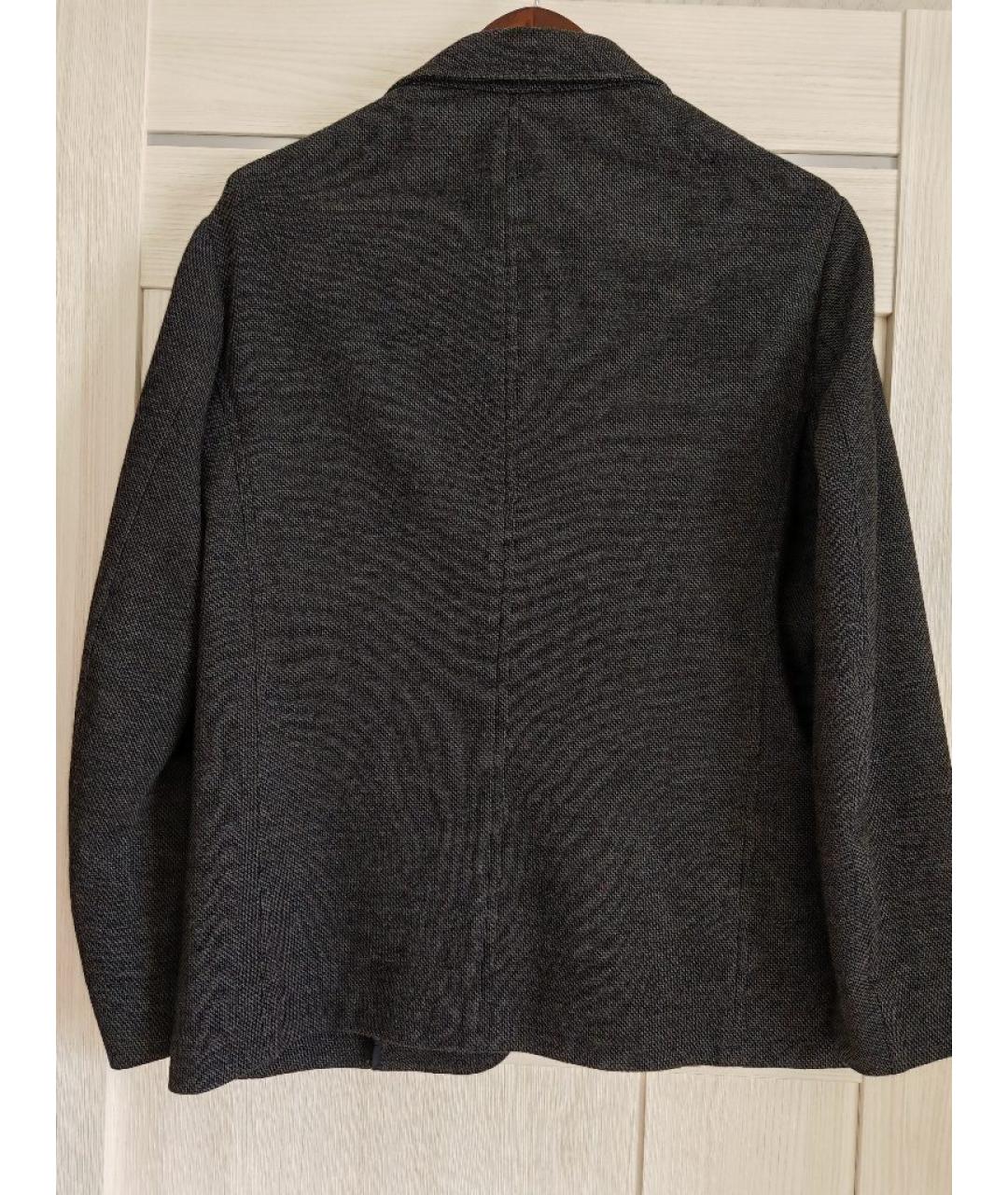 ZZEGNA Серый шерстяной пиджак, фото 2