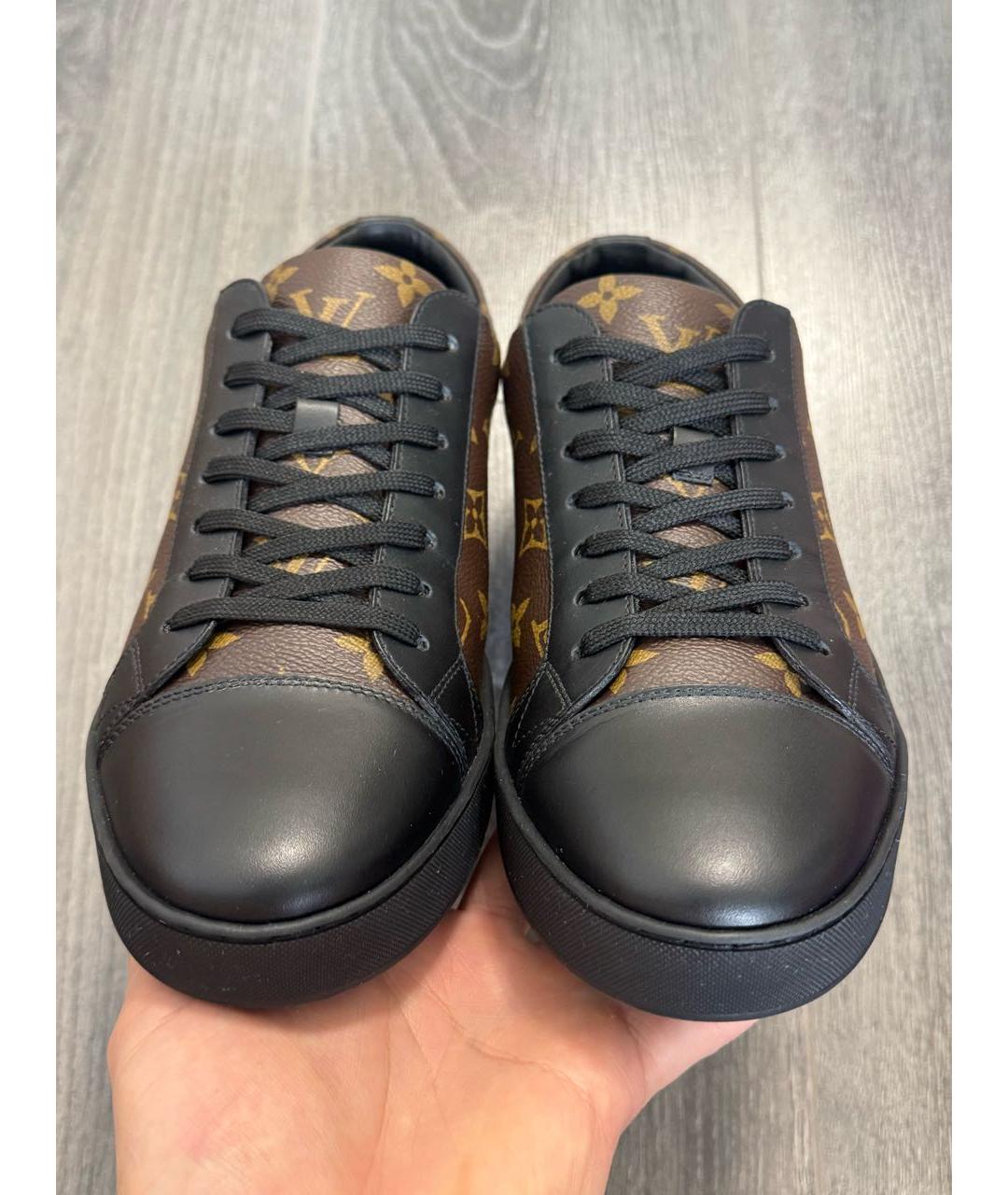 LOUIS VUITTON Коричневые низкие кроссовки / кеды, фото 2