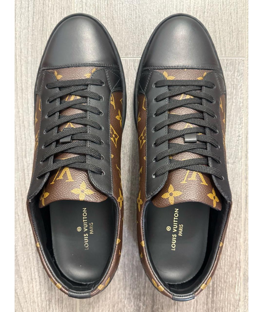 LOUIS VUITTON Коричневые низкие кроссовки / кеды, фото 3