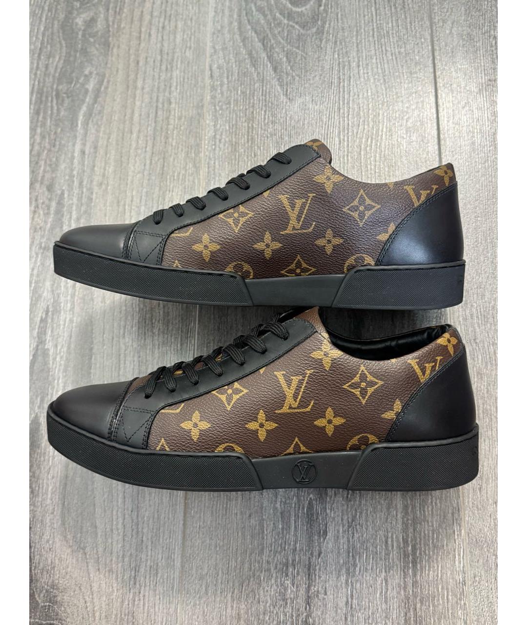 LOUIS VUITTON Коричневые низкие кроссовки / кеды, фото 9
