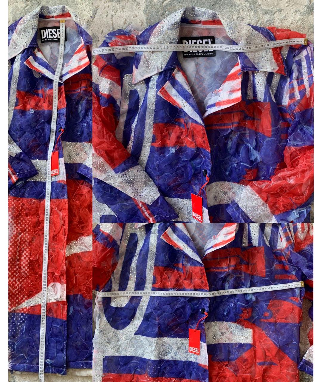 DIESEL Мульти полиэстеровое пальто, фото 6