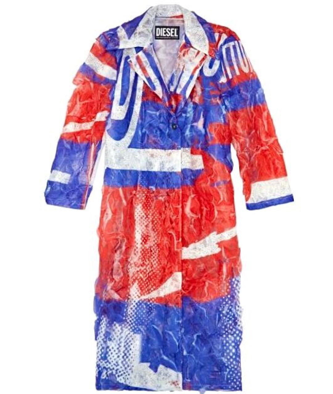 DIESEL Мульти полиэстеровое пальто, фото 9