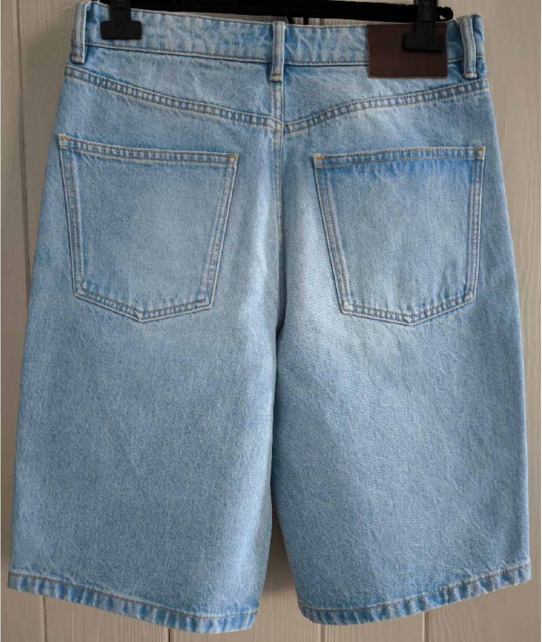 12 STOREEZ Голубые хлопковые шорты, фото 2