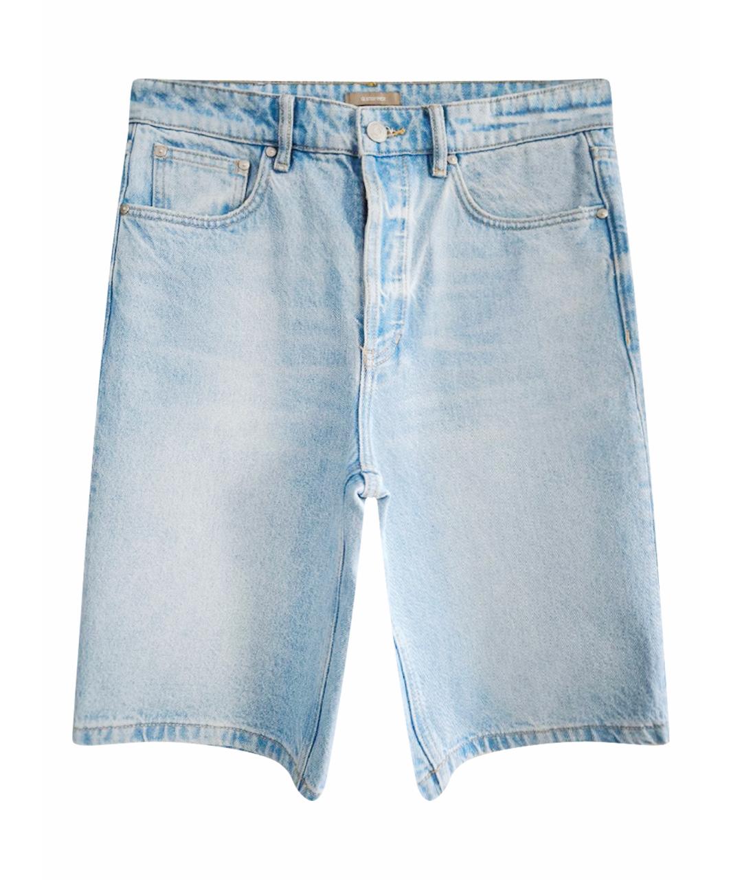 12 STOREEZ Голубые хлопковые шорты, фото 1