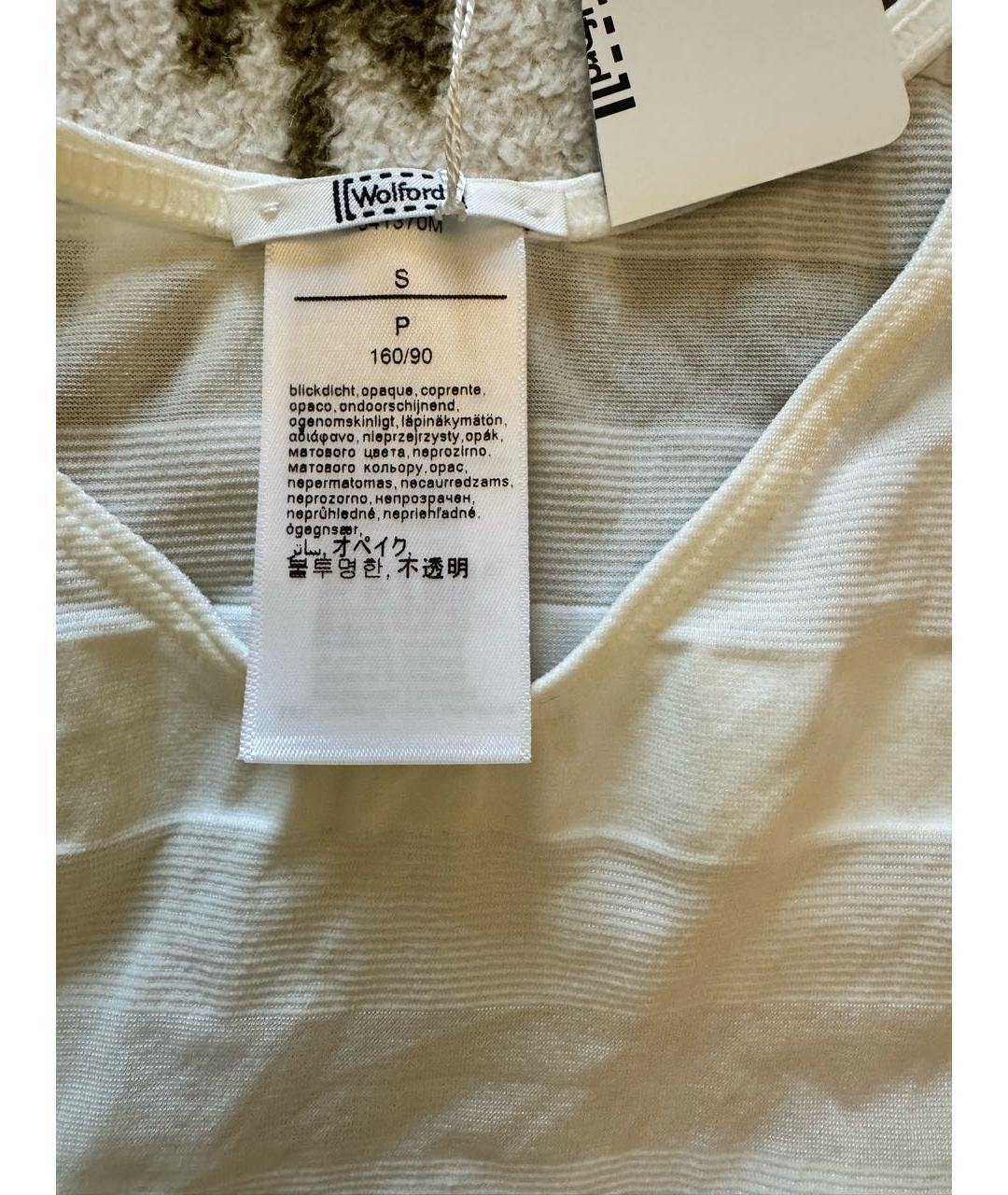 WOLFORD Белое полиамидовое боди, фото 2