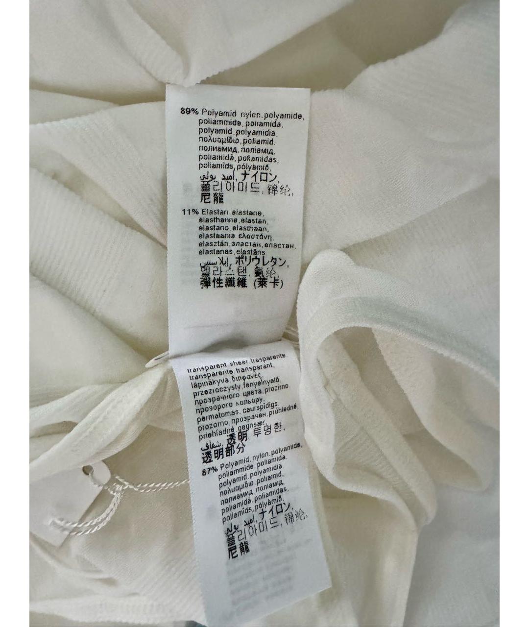 WOLFORD Белое полиамидовое боди, фото 5