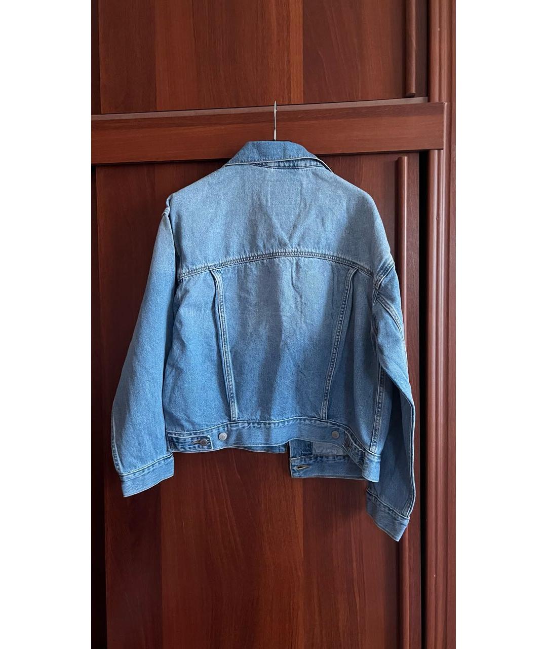 LEVI'S Голубая деним куртка, фото 3