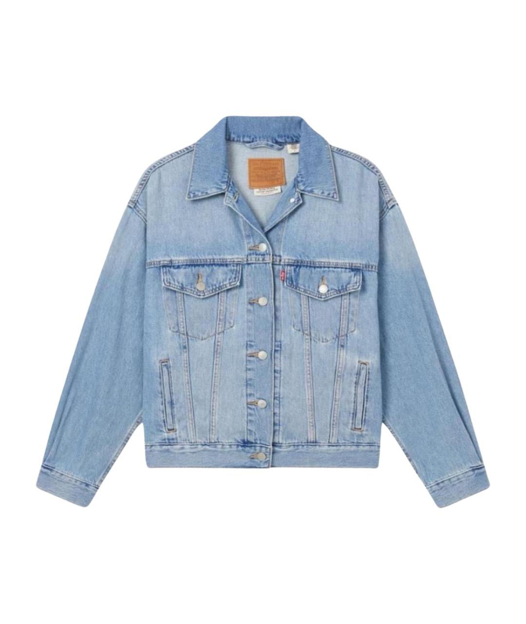 LEVI'S Голубая деним куртка, фото 1