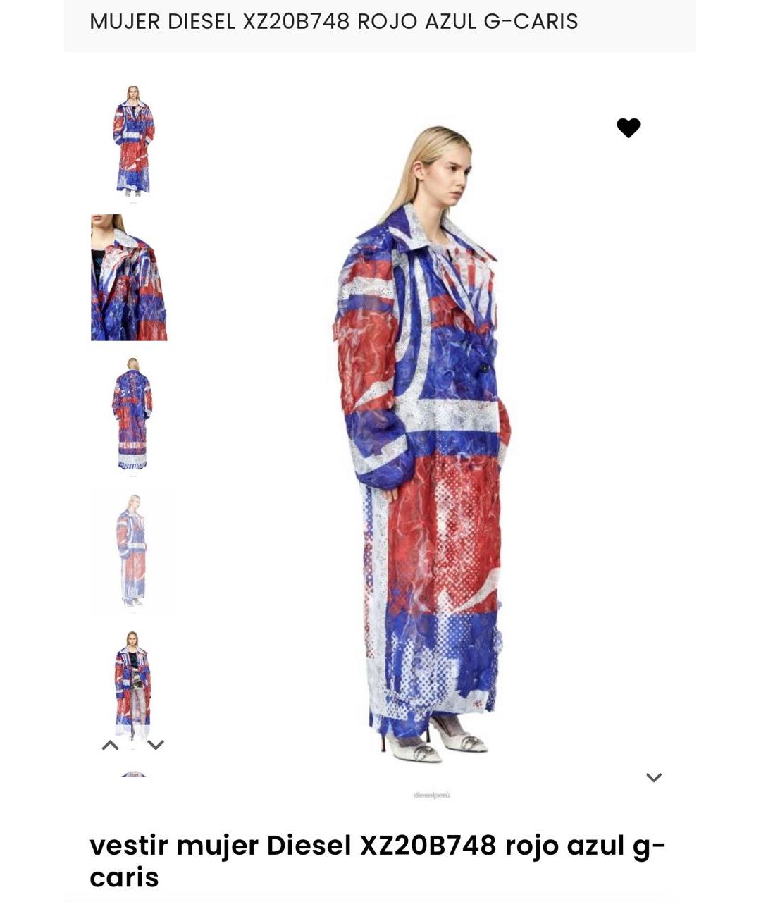 DIESEL Мульти полиэстеровое пальто, фото 8