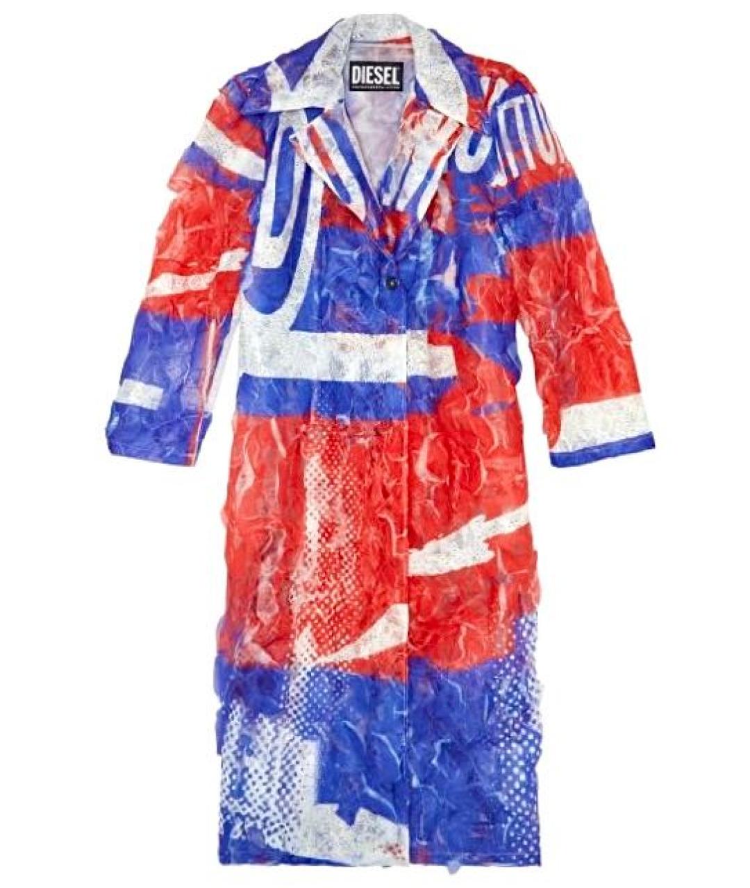 DIESEL Мульти полиэстеровое пальто, фото 9