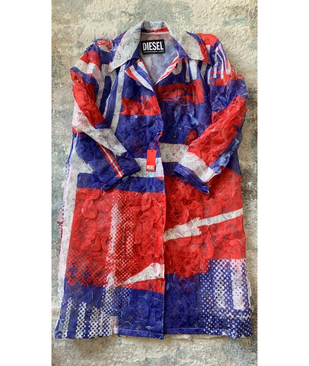DIESEL Мульти полиэстеровое пальто, фото 4