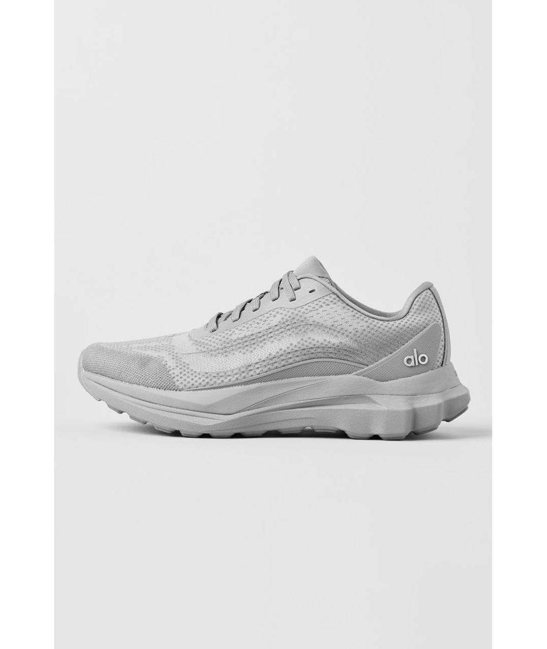 ALO YOGA Серые текстильные кроссовки, фото 6