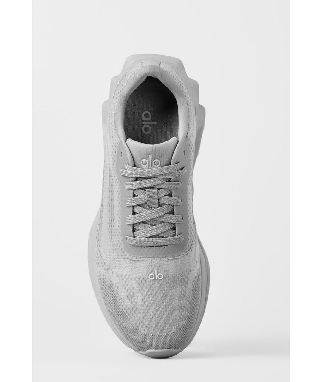 ALO YOGA Серые текстильные кроссовки, фото 2