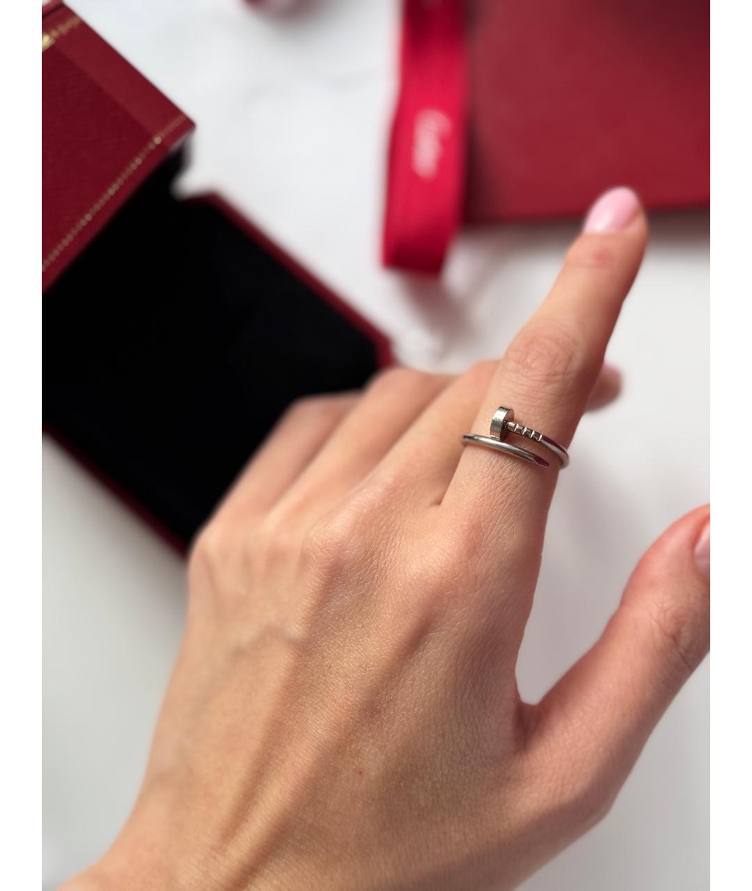 CARTIER Серебряное кольцо из белого золота, фото 4