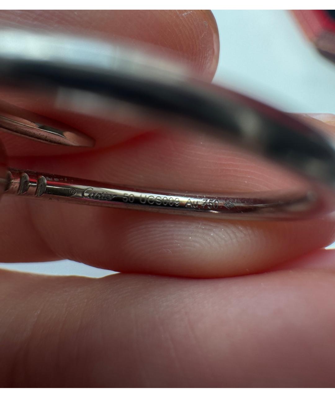 CARTIER Серебряное кольцо из белого золота, фото 2