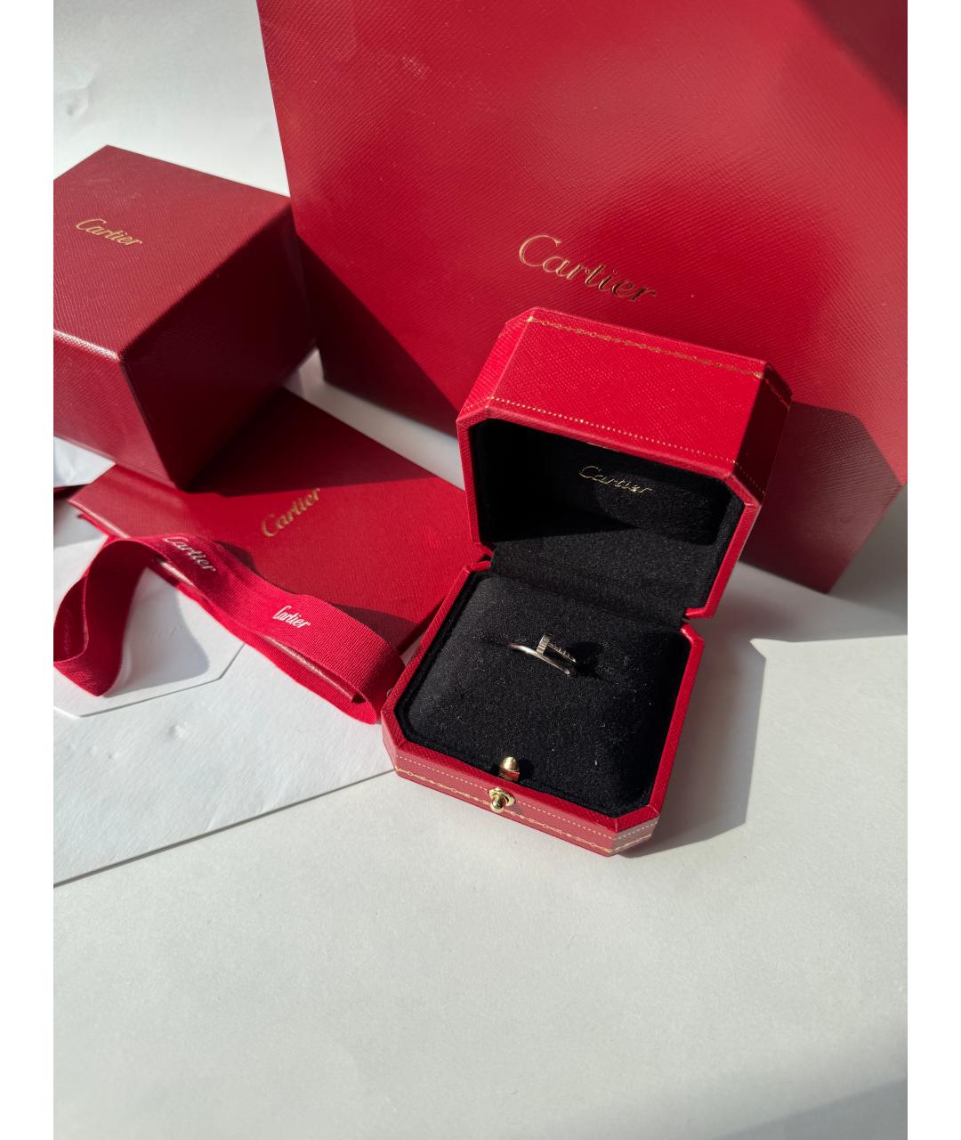 CARTIER Серебряное кольцо из белого золота, фото 1