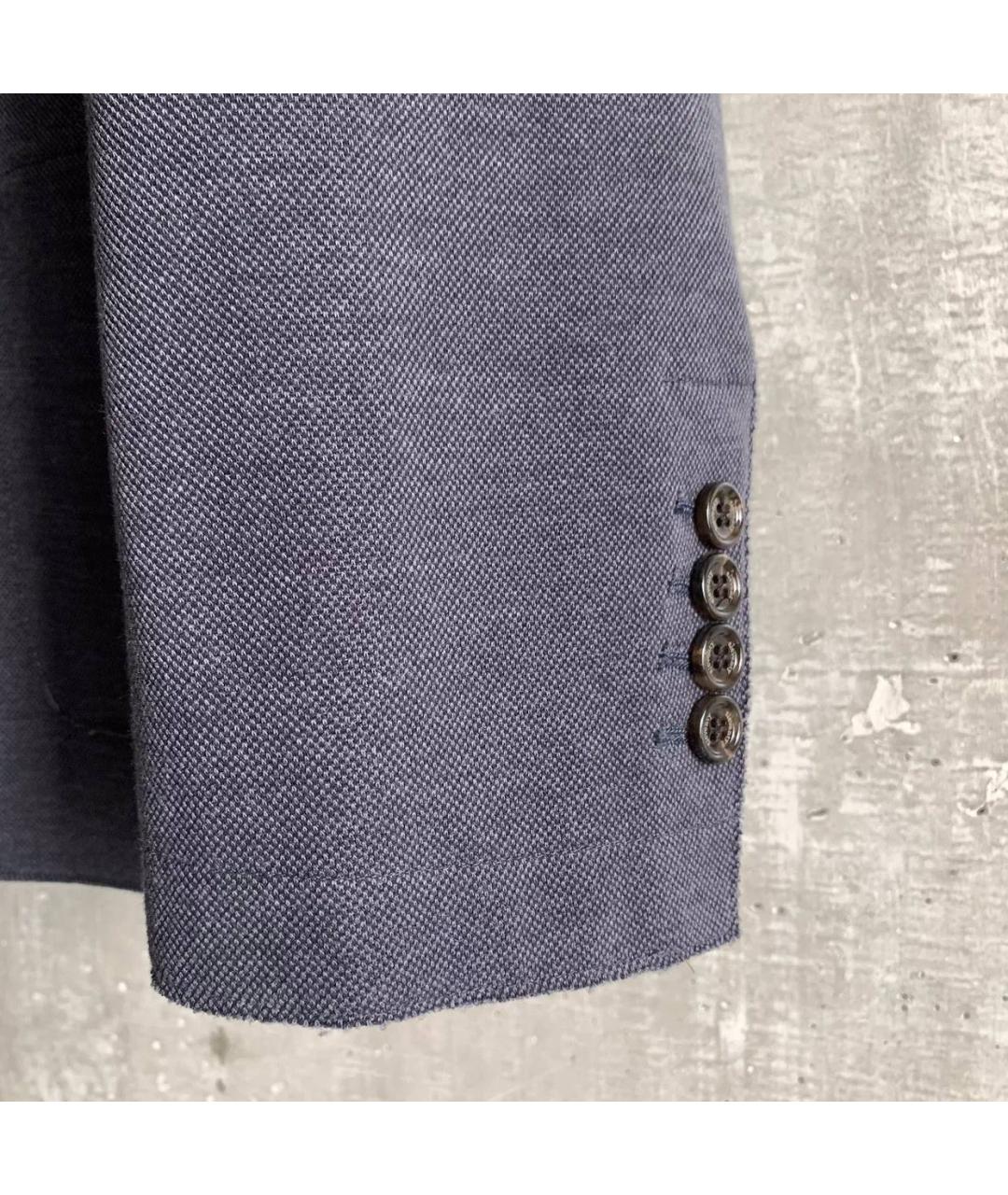 ELEVENTY Синий хлопковый пиджак, фото 5