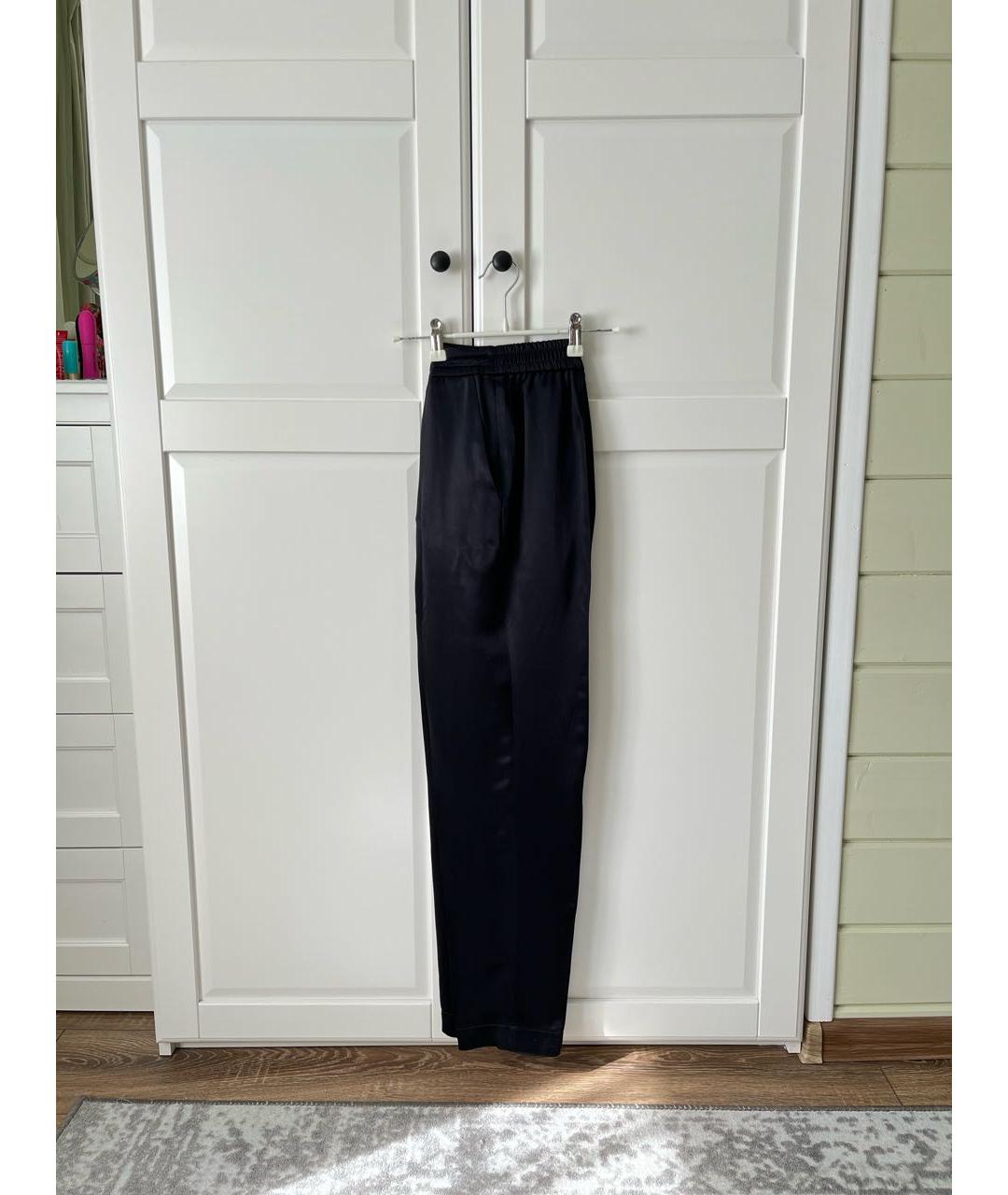 HUGO Черные вискозные брюки узкие, фото 8