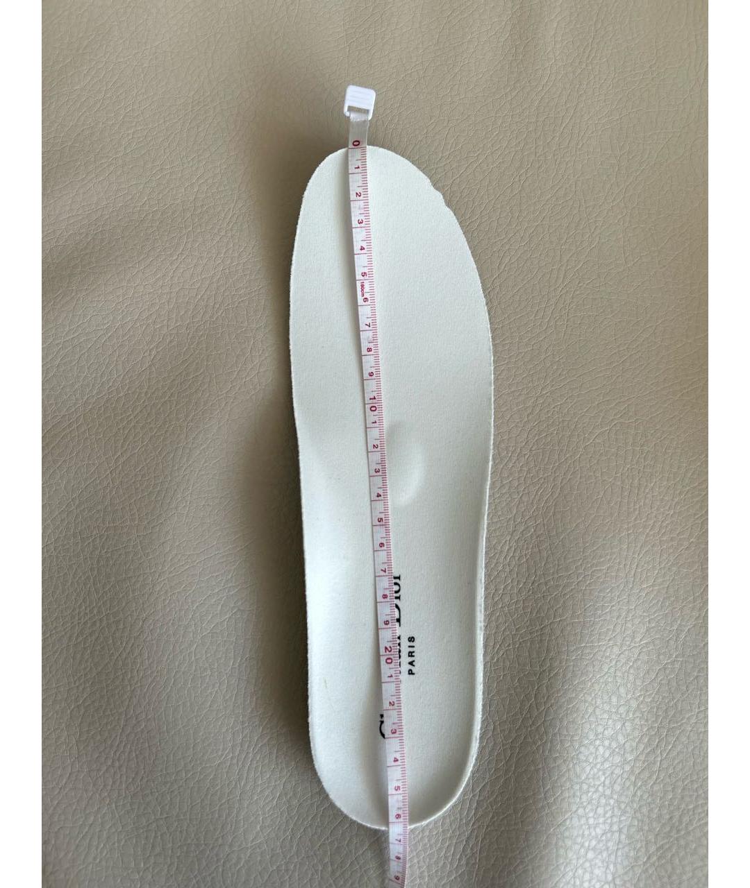 CHRISTIAN DIOR Белые текстильные кроссовки, фото 7