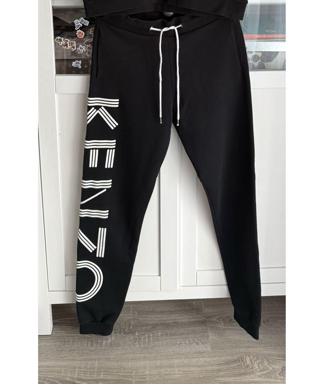 KENZO Черный хлопковый спортивные костюмы, фото 8