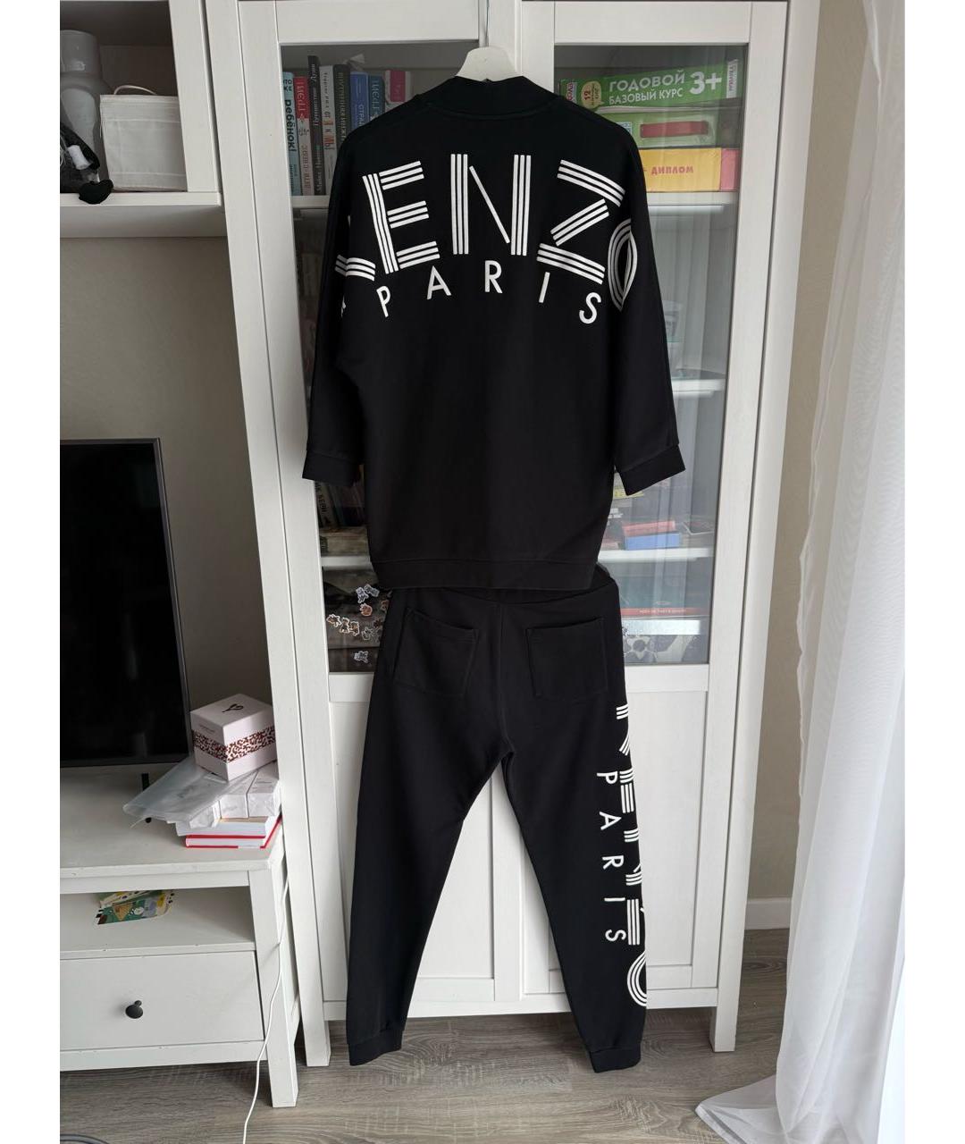 KENZO Черный хлопковый спортивные костюмы, фото 6