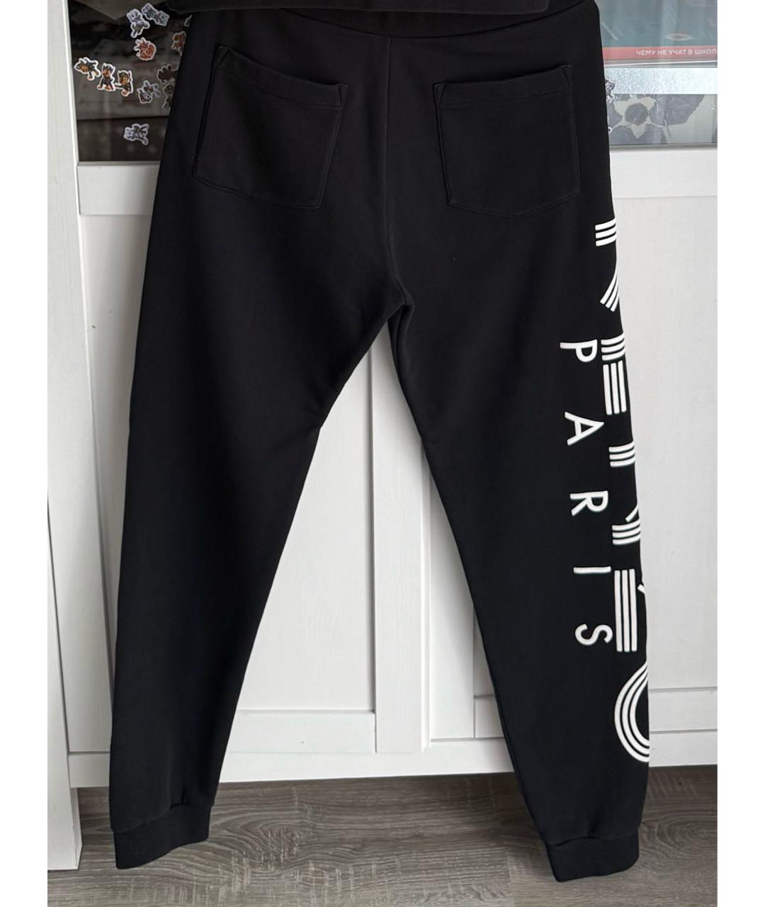 KENZO Черный хлопковый спортивные костюмы, фото 2