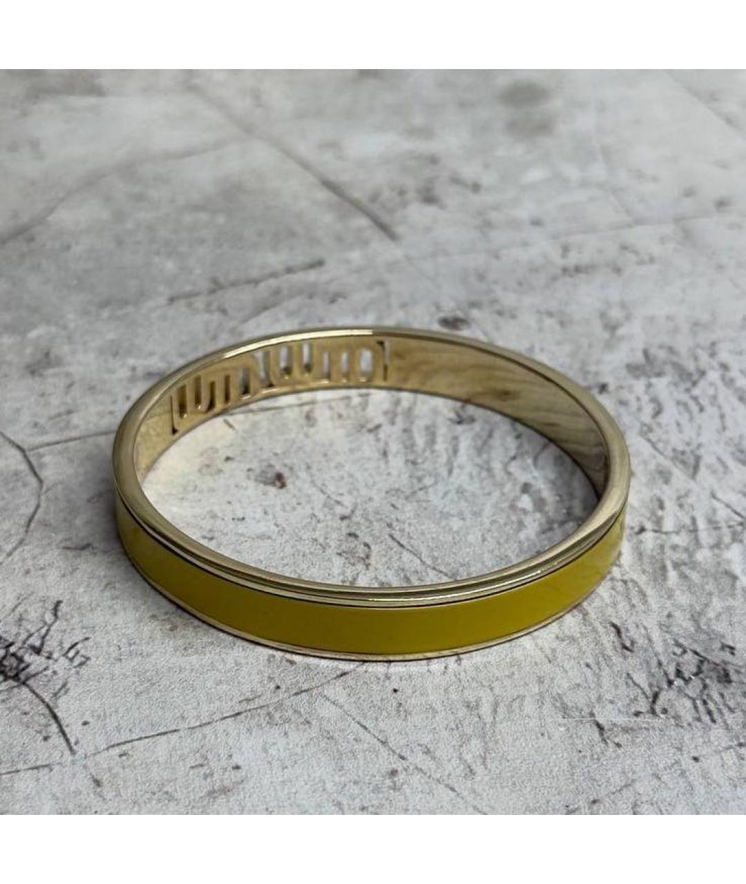 MIU MIU Горчичный браслет, фото 3