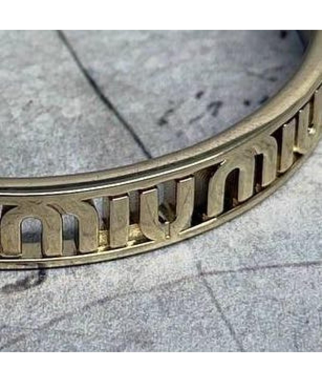 MIU MIU Горчичный браслет, фото 4