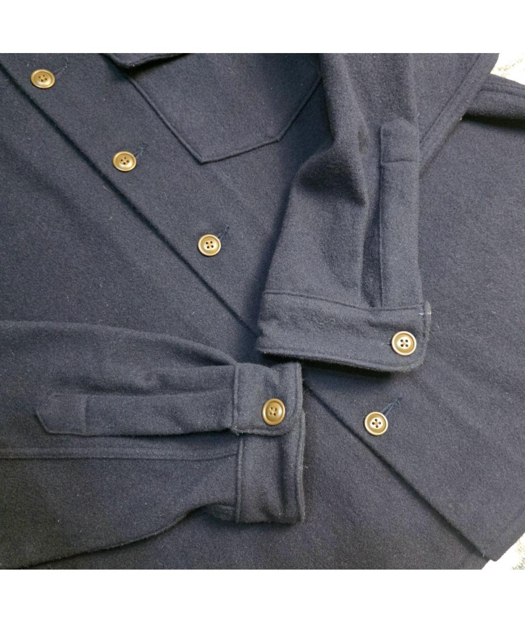 POLO RALPH LAUREN Темно-синяя шерстяная куртка, фото 5