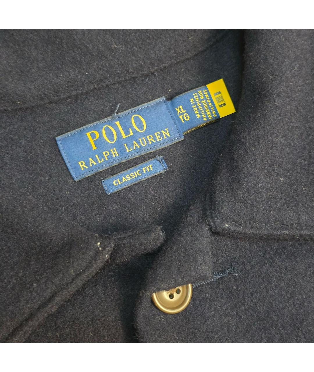 POLO RALPH LAUREN Темно-синяя шерстяная куртка, фото 4