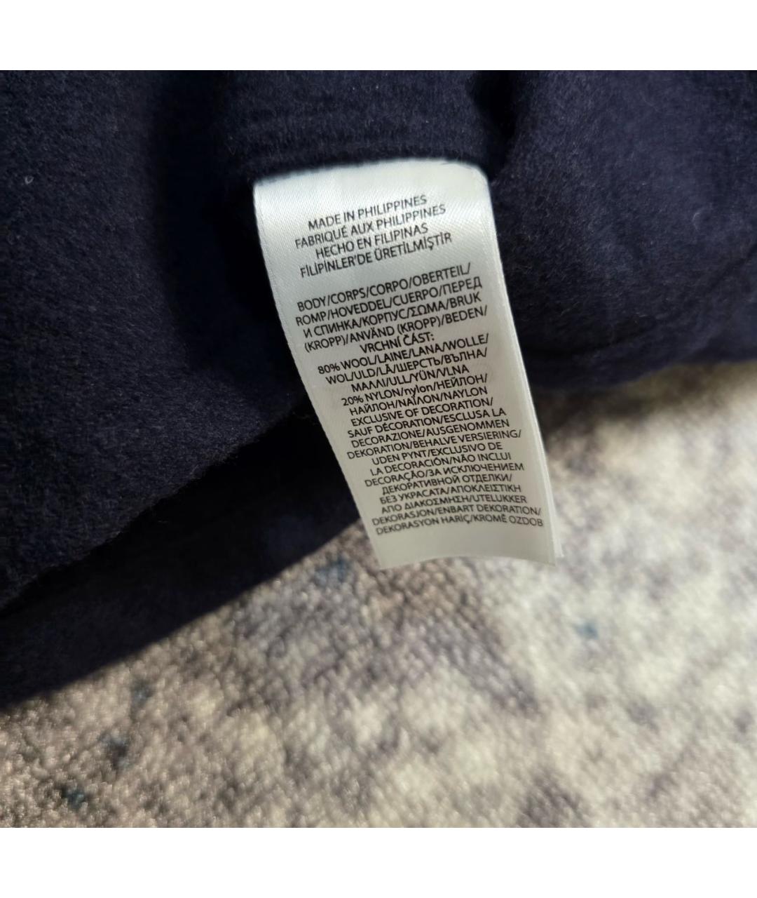 POLO RALPH LAUREN Темно-синяя шерстяная куртка, фото 6