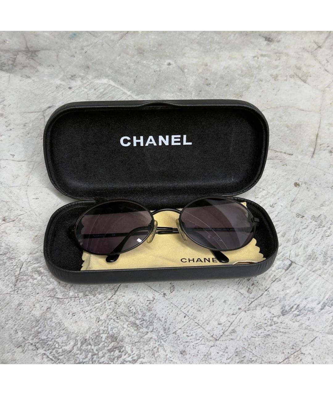 CHANEL Черные солнцезащитные очки, фото 4