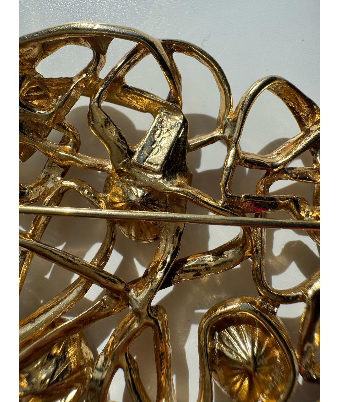 SAINT LAURENT Золотая булавка / брошь, фото 3