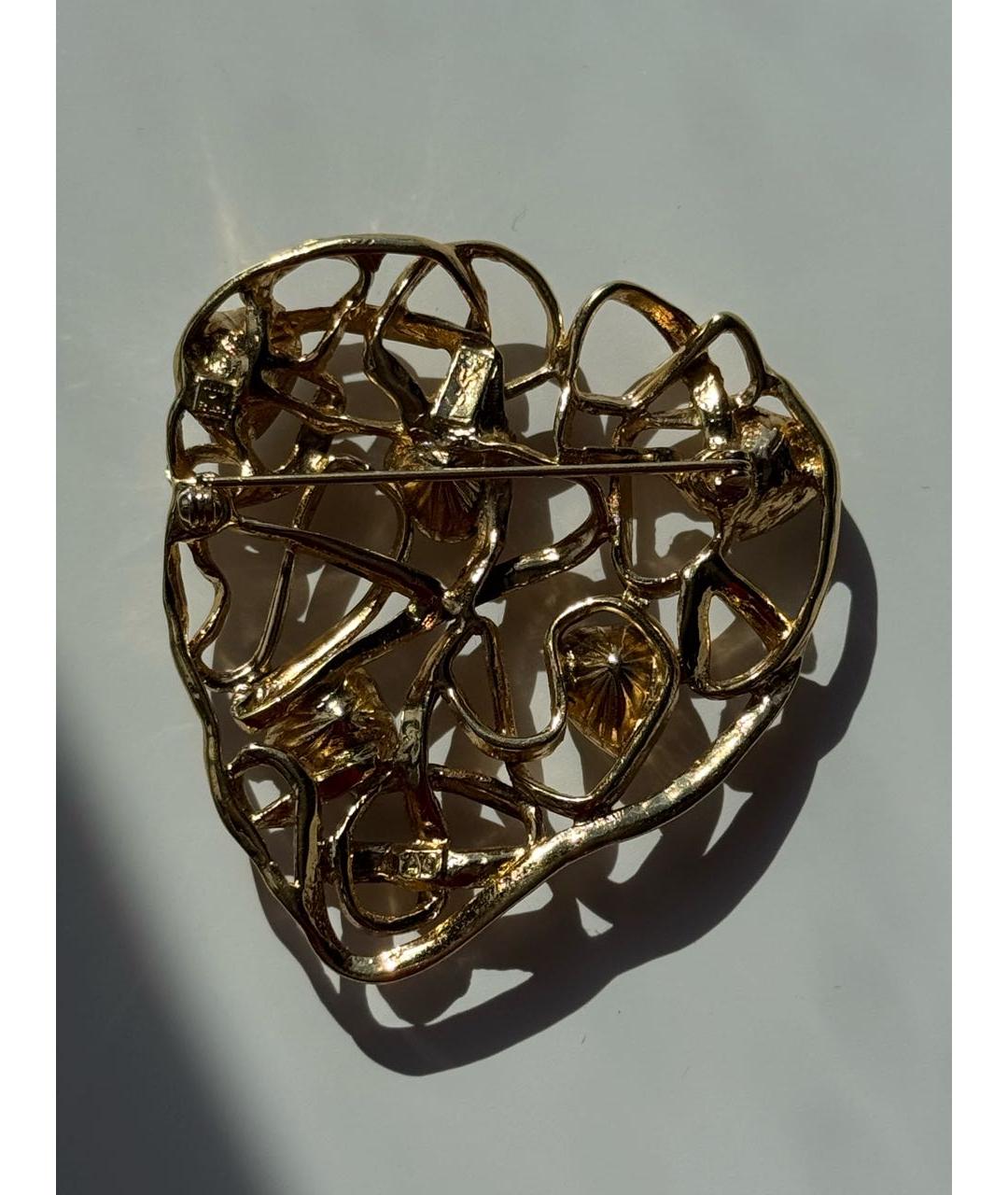 SAINT LAURENT Золотая булавка / брошь, фото 2