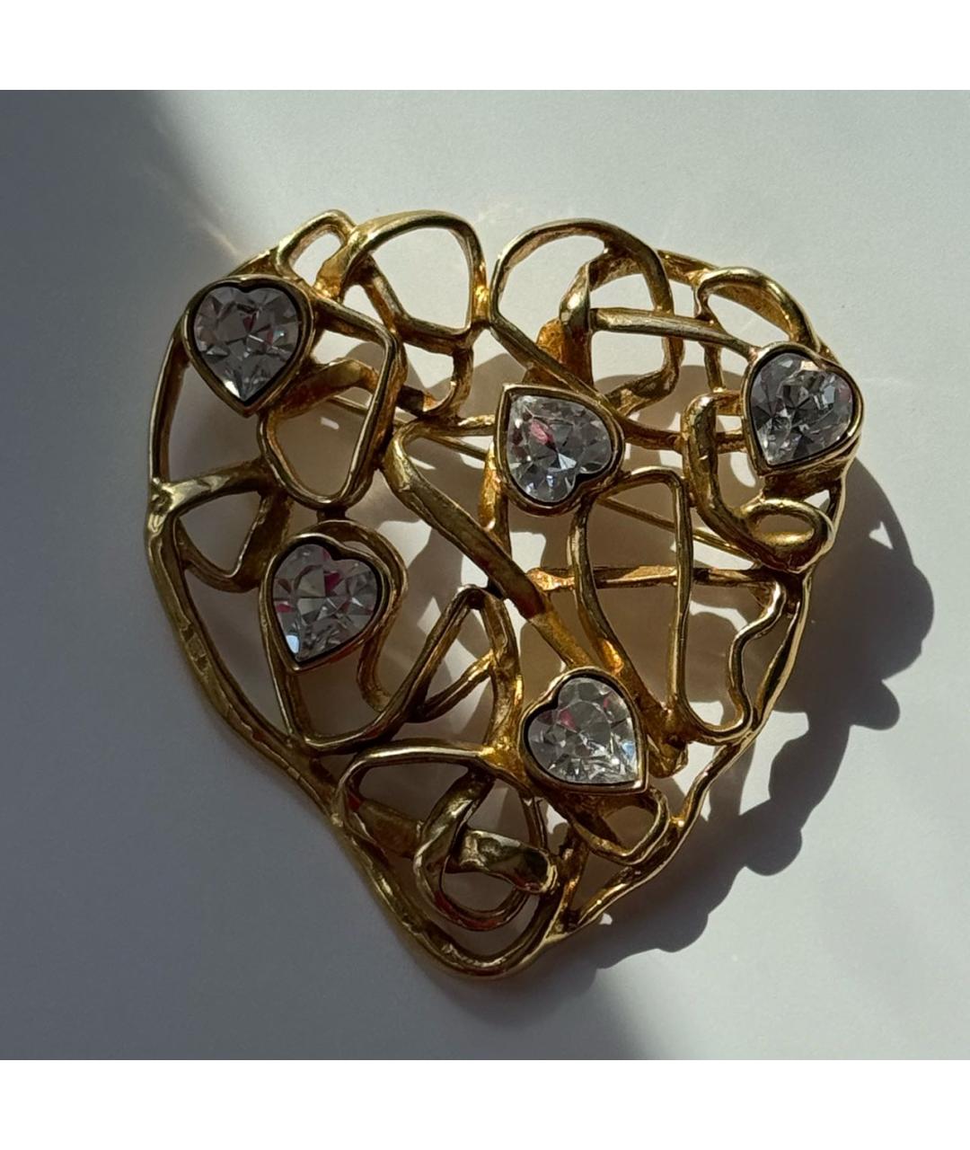 SAINT LAURENT Золотая булавка / брошь, фото 1